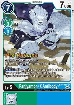 Panjyamon (X Antibody) (BT9-051) - Promos: X Record (Uncommon) [BT-09P-BT9-051]