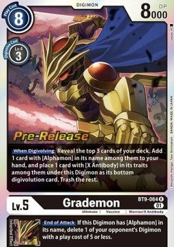 Grademon (BT9-064) - Promos: X Record (Rare) [BT-09P-BT9-064]