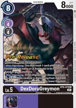 DexDoruGreymon (BT9-078) - Promos: X Record (Uncommon) [BT-09P-BT9-078]