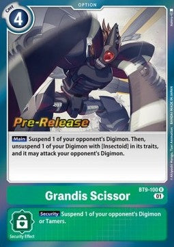 Grandis Scissor (BT9-100) - Promos: X Record (Rare) [BT-09P-BT9-100]