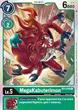 MegaKabuterimon (BT1-076) - Official Tournament Pack Events (Alternative Art) [OTPE-BT1-076]