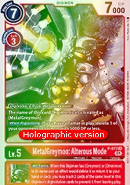 MetalGreymon: Alterous Mode (P-072) (V.2) - Promos (Promo) [P-072]