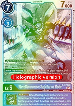 WereGarurumon: Sagittarius Mode (P-073) (V.2) - Promos (Promo) [P-073]