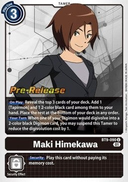 Maki Himekawa (BT9-090) - Promos: X Record (Uncommon) [BT-09P-BT9-090]