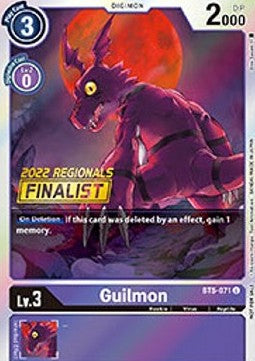 Guilmon (BT5-071) (V.2) - Championship 2022 Promos (Alternative Art) [CP22-BT5-071]