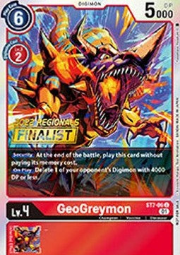GeoGreymon (ST7-06) (V.2) - Championship 2022 Promos (Alternative Art) [CP22-ST7-06]