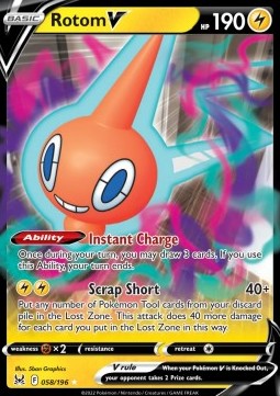Rotom V - Lost Origin (Ultra Rare) [LOR-058]