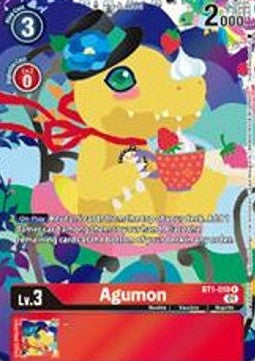 Agumon (BT1-010) - Premium Bandai Products (Alternative Art) [PB-XX-BT1-010]