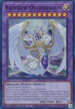 Rainbow Overdragon - Structure Deck: Legend of the Crystal Beasts (Super Rare) [SDCB-043]