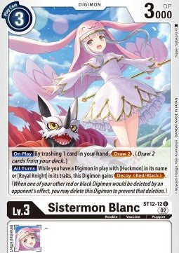 Sistermon Blanc (ST12-12) - Starter Deck: Jesmon (Uncommon) [ST-12-12]