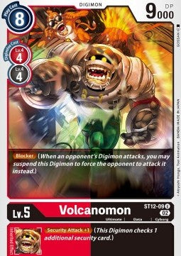Volcanomon (ST12-09) - Starter Deck: Jesmon (Uncommon) [ST-12-09]