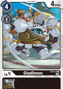 Gladimon (ST13-10) - Starter Deck: RagnaLoardmon (Common) [ST-13-10]