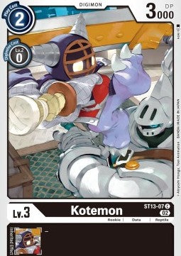 Kotemon (ST13-07) - Starter Deck: RagnaLoardmon (Common) [ST-13-07]