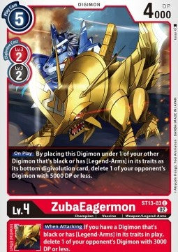 ZubaEagermon (ST13-03) - Starter Deck: RagnaLoardmon (Common) [ST-13-03]