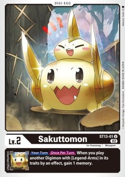 Sakuttomon (ST13-01) - Starter Deck: RagnaLoardmon (Uncommon) [ST-13-01]