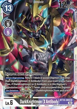 DarkKnightmon (X Antibody) (BT10-069) (V.1) - Xros Encounter (Super Rare) [BT-10-069]