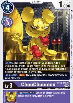 ChuuChuumon (BT10-073) - Xros Encounter (Uncommon) [BT-10-073]