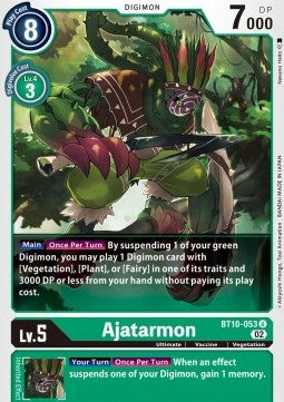 Ajatarmon (BT10-053) - Xros Encounter (Uncommon) [BT-10-053]