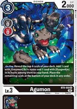 Agumon (BT8-058) - Promos: Xros Encounter (Alternative Art) [BT-10P-BT8-058]