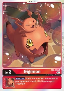 Gigimon (BT2-001) - Promos: Xros Encounter (Alternative Art) [BT-10P-BT2-001]