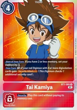 Tai Kamiya (BT1-085) - Promos: Xros Encounter (Alternative Art) [BT-10P-BT1-085]