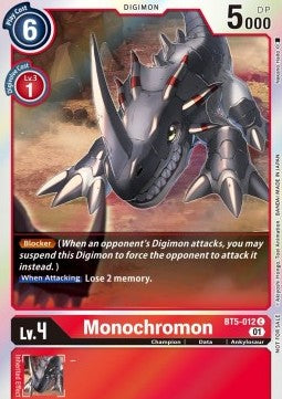 Monochromon (BT5-012) - Promos: Xros Encounter (Alternative Art) [BT-10P-BT5-012]