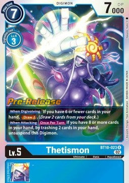 Thetismon (BT10-023) - Promos: Xros Encounter (Rare) [BT-10P-BT10-023]