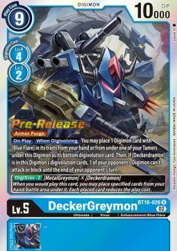 DeckerGreymon (BT10-026) - Promos: Xros Encounter (Rare) [BT-10P-BT10-026]