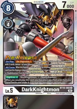 DarkKnightmon (BT10-066) - Promos: Xros Encounter (Rare) [BT-10P-BT10-066]