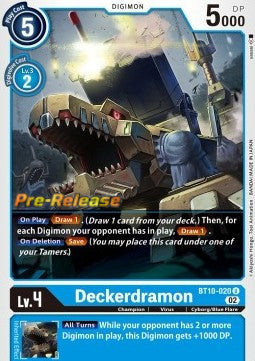 Deckerdramon (BT10-020) - Promos: Xros Encounter (Uncommon) [BT-10P-BT10-020]