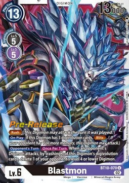 Blastmon (BT10-070) - Promos: Xros Encounter (Uncommon) [BT-10P-BT10-070]