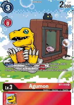 Agumon (BT1-010) - Promos: Xros Encounter (Alternative Art) [BT-10P-BT1-010]