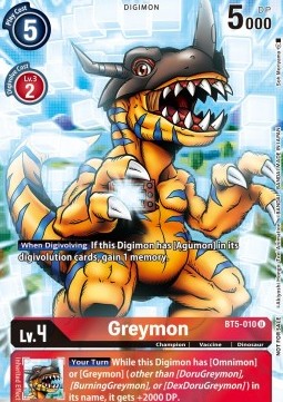 Greymon (BT5-010) - Promos: Xros Encounter (Alternative Art) [BT-10P-BT5-010]