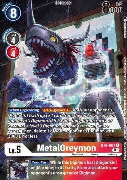 MetalGreymon (BT8-067) - Promos: Xros Encounter (Alternative Art) [BT-10P-BT8-067]