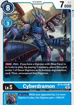 Cyberdramon (BT10-025) - Xros Encounter (Common) [BT-10-025]