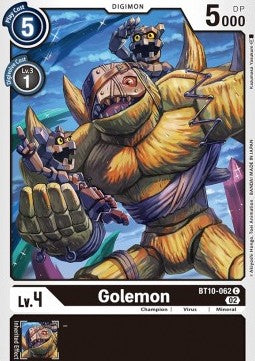 Golemon (BT10-062) - Xros Encounter (Common) [BT-10-062]