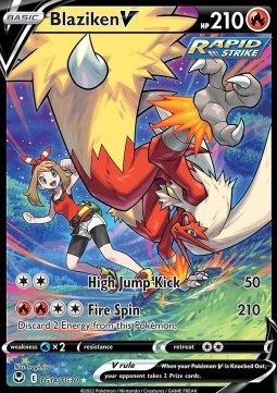 Blaziken V - Silver Tempest (Ultra Rare) [SIT-TG14]