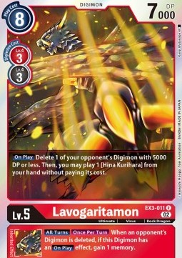 Lavogaritamon (EX3-011) - Draconic Roar (Rare) [EX-03-011]