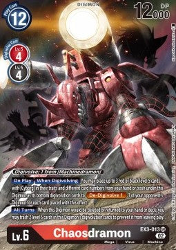 Chaosdramon (EX3-013) (V.2) - Draconic Roar (Alternative Art) [EX-03-013]