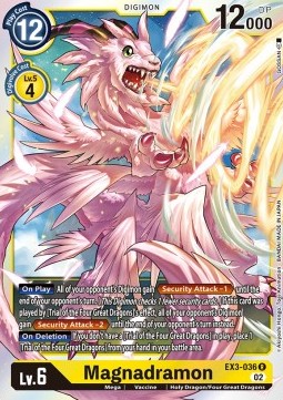 Magnadramon (EX3-036) (V.1) - Draconic Roar (Rare) [EX-03-036]