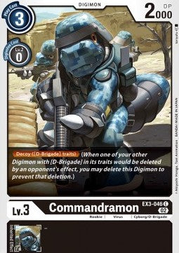 Commandramon (EX3-046) - Draconic Roar (Common) [EX-03-046]