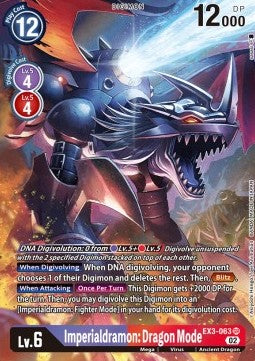 Imperialdramon: Dragon Mode (EX3-063) (V.2) - Draconic Roar (Alternative Art) [EX-03-063]