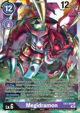 Megidramon (EX3-064) (V.1) - Draconic Roar (Rare) [EX-03-064]