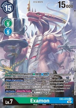 Examon (EX3-074) (V.2) - Draconic Roar (Alternative Art) [EX-03-074]