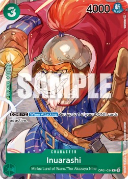 Inuarashi (OP01-034) (V.2) - Romance Dawn (Alternate Art) [OP01-034]