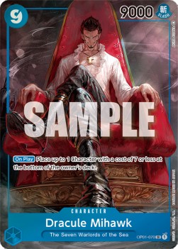 Dracule Mihawk (OP01-070) (V.2) - Romance Dawn (Alternate Art) [OP01-070]
