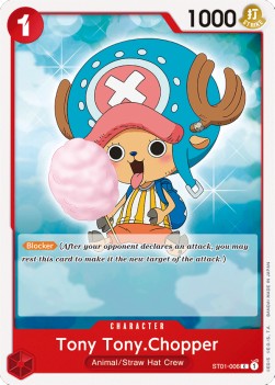 Tony Tony.Chopper (ST01-006) (V.1) - Starter Deck: Straw Hat Crew (Common) [ST01-006]