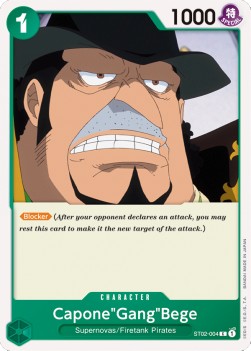 Capone"Gang"Bege (ST02-004) (V.1) - Starter Deck: Worst Generation (Common) [ST-02-004]