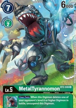 MetalTyrannomon (BT2-046) - Promos: Dimensional Phase (Alternative Art) [BT-11P-BT2-046]