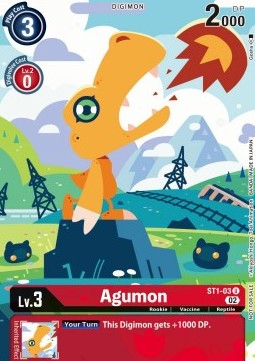 Agumon (ST1-03) - Promos: Dimensional Phase (Alternative Art) [BT-11P-ST1-03]